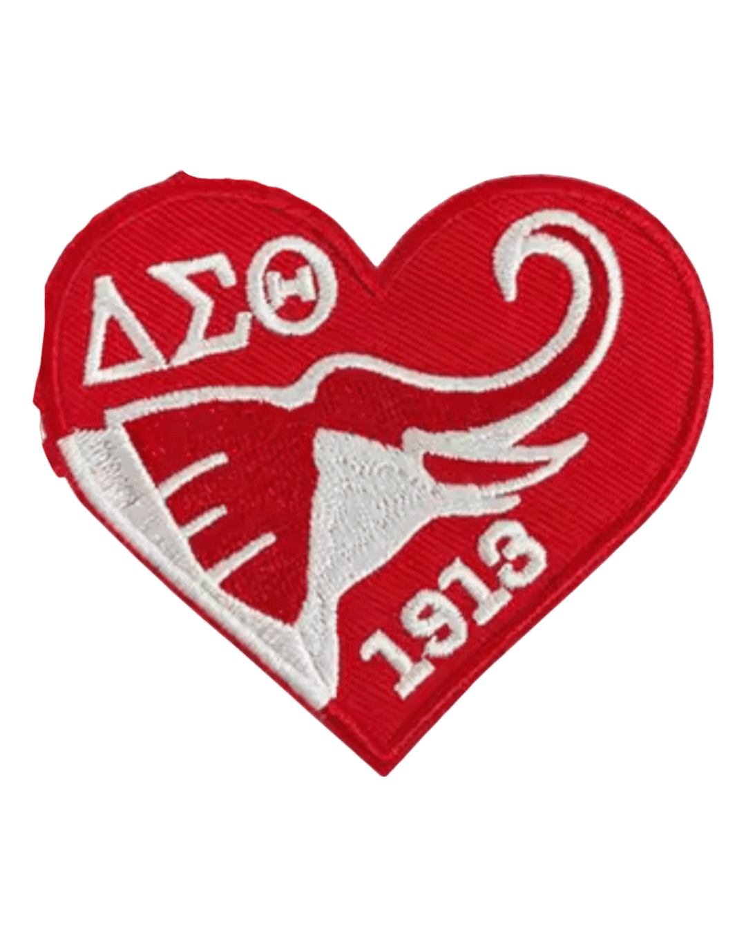 Heart 1918 delta sigma theta patches