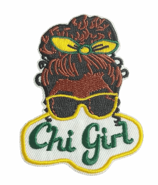 Girl Chi Eta Phi patches