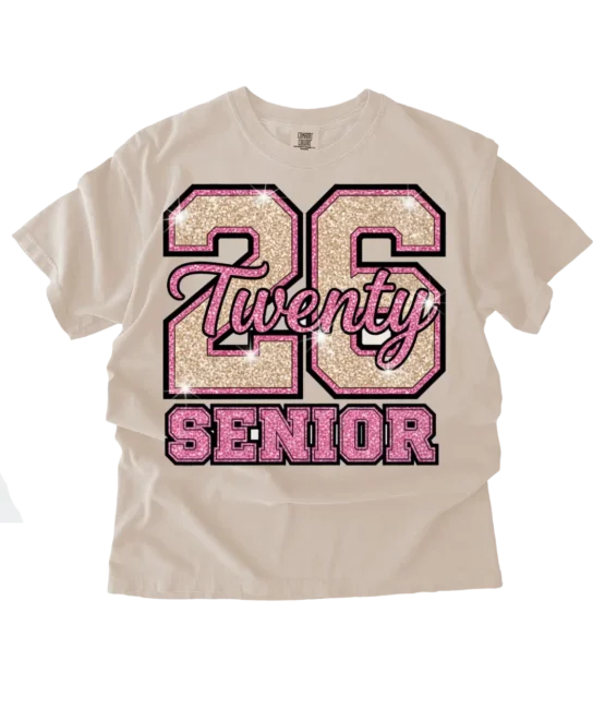 Senior 2026 graduation iron on heat transfers