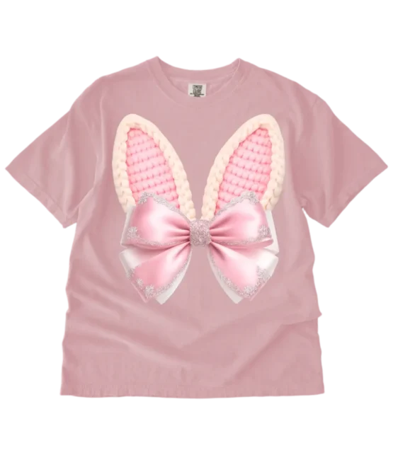 Easter bunny Bow  DTF TRANSFER