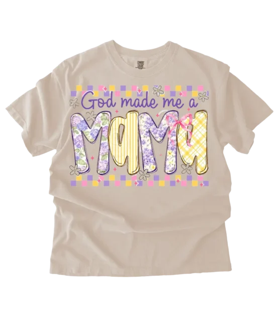 God made me a Mama DTF transfers
