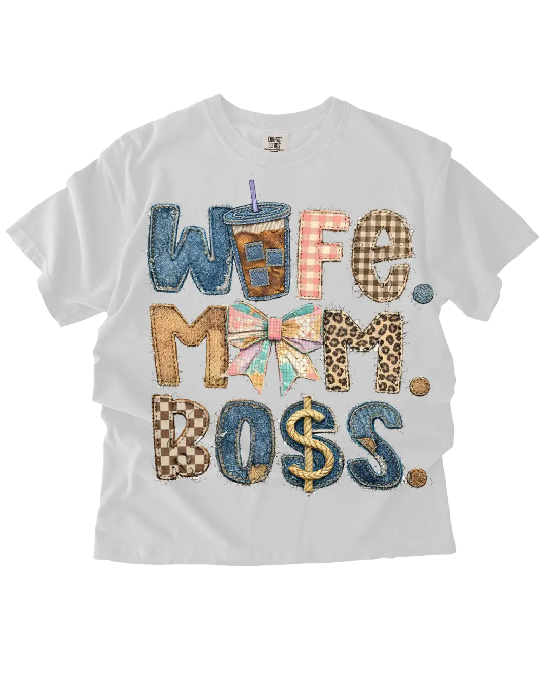 Wife mom boss DTF transfers