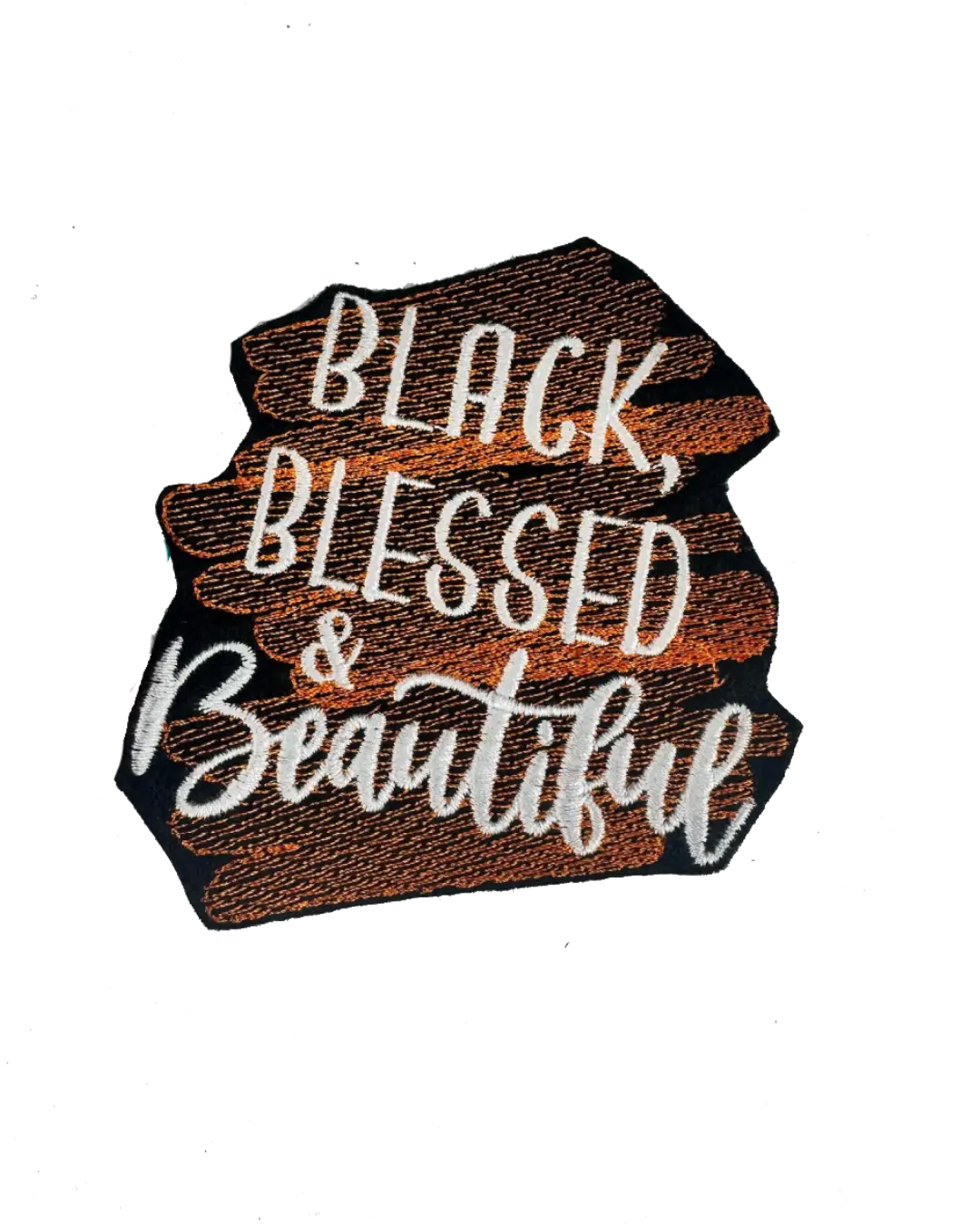 Black Blessed and Beautiful religious patches - Image 2