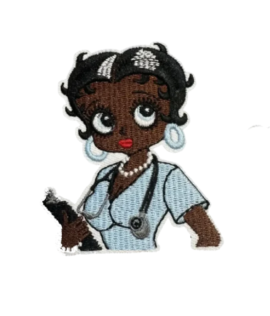 Melanin Nurse Betty Boop Patches