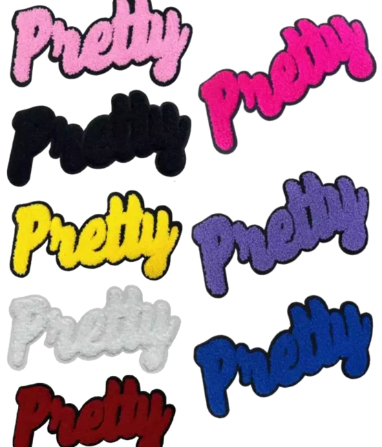 Pretty chenille Patches