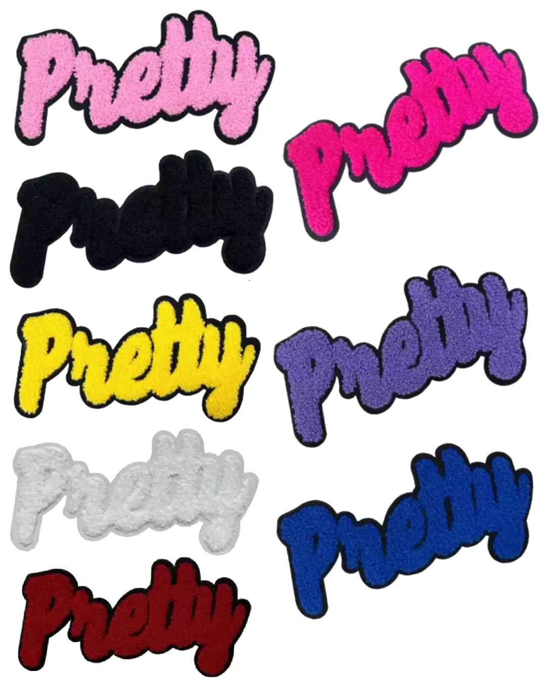 Pretty chenille Patches