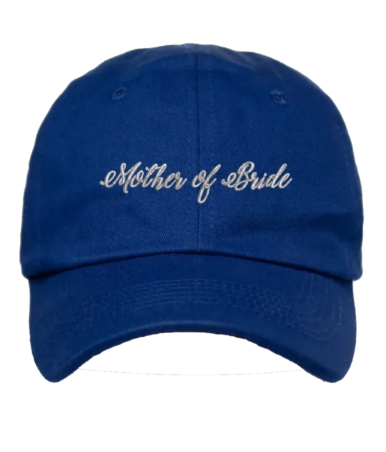 Mother of bride Embroidered Baseball Hat, Personalized Bachelorette Party Cap, Bridal Party Gift, Bridal Shower Gift, Bridesmaid Gifts
