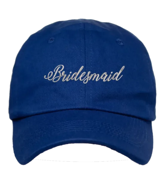 Bridesmaid Embroidered Baseball Hat