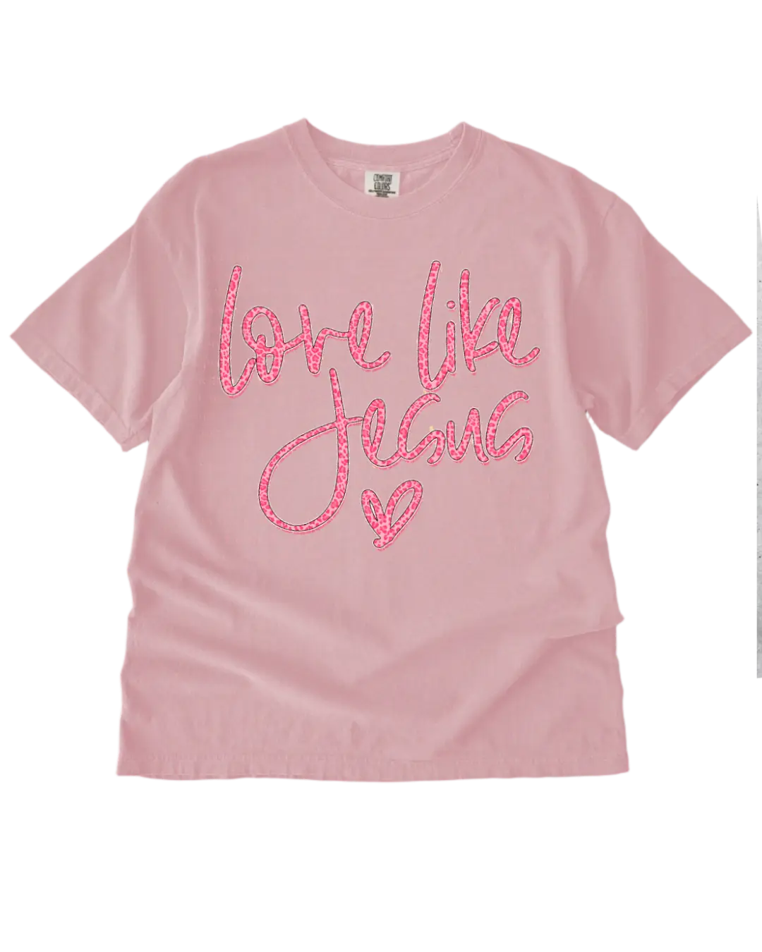 Love like jesus heat transfers