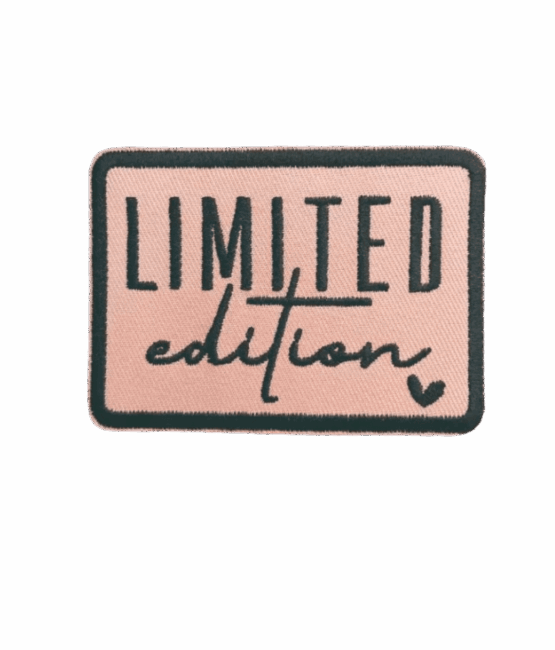 Limited edition iron on patch