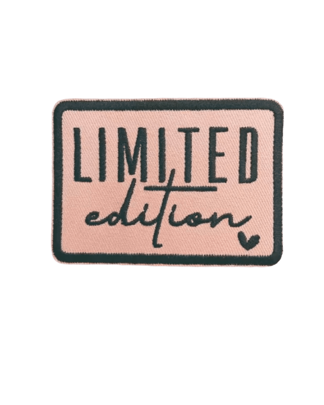 Limited edition iron on patch
