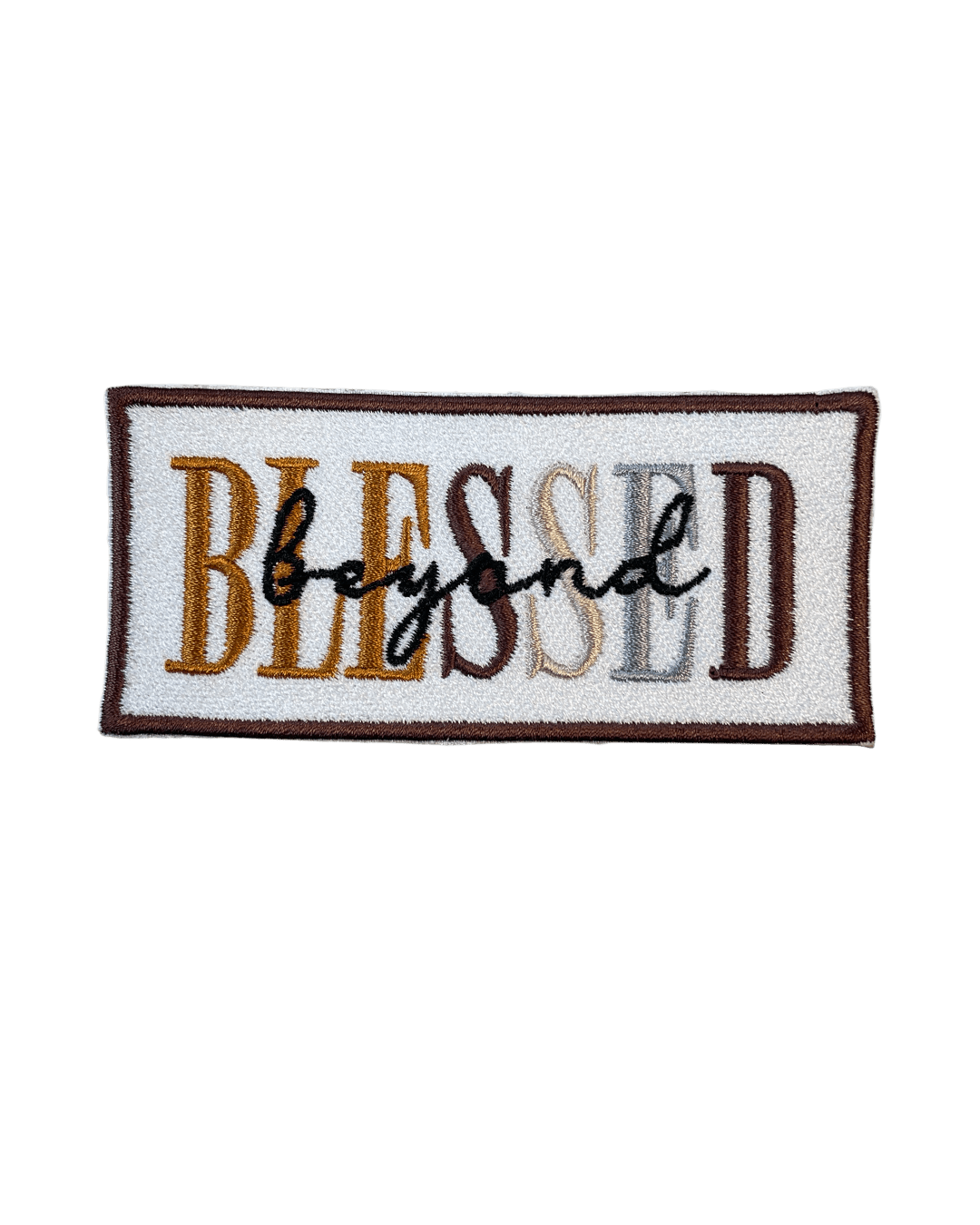 Blessed iron on patches