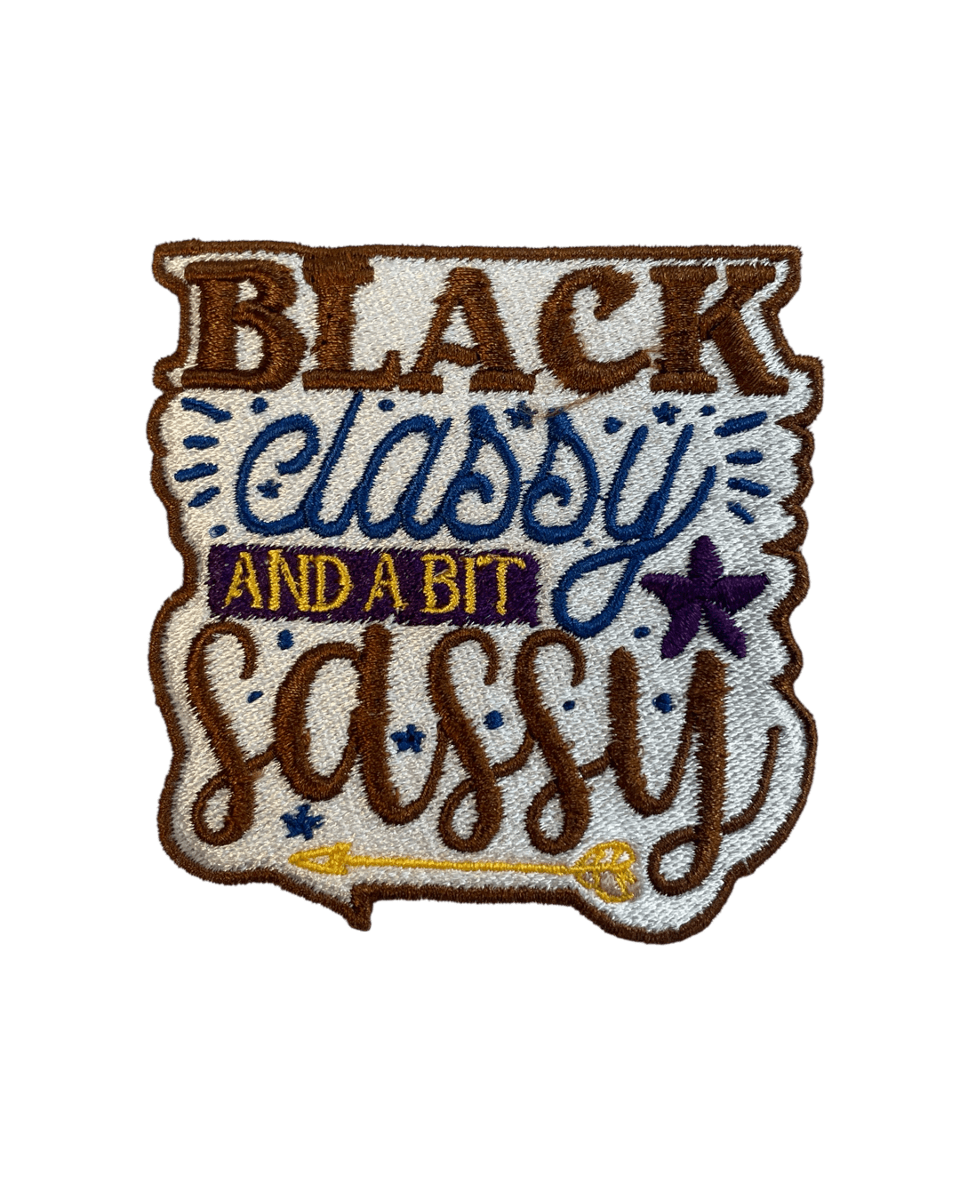 Being classy and Sassy melanin iron on patches