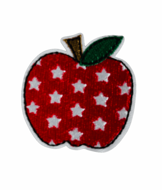 Star apple iron on patches