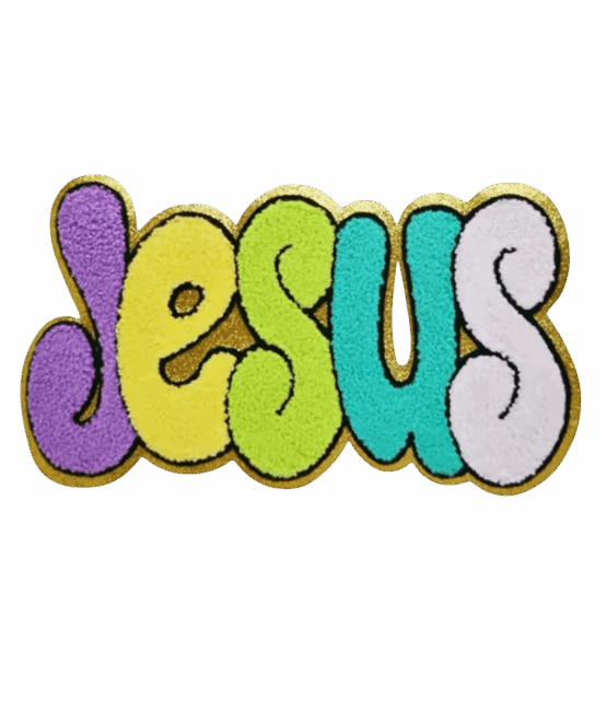 Jesus chenille Patches