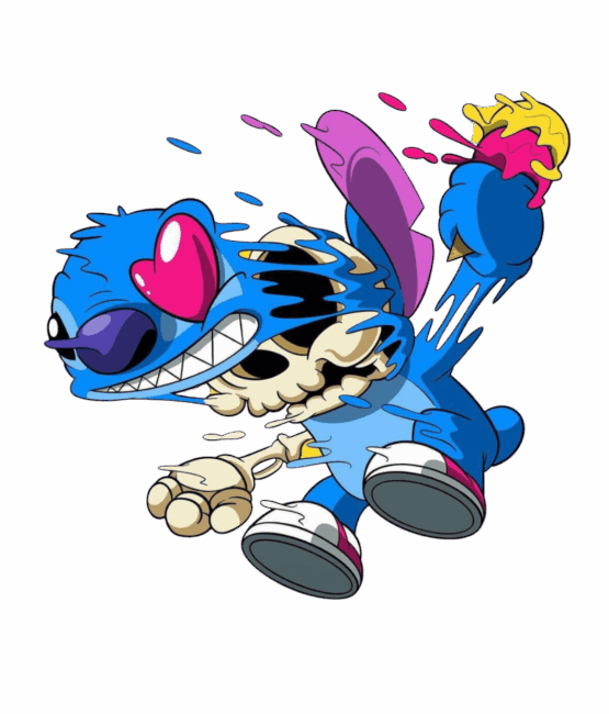 Cartoon Design DTF Ready