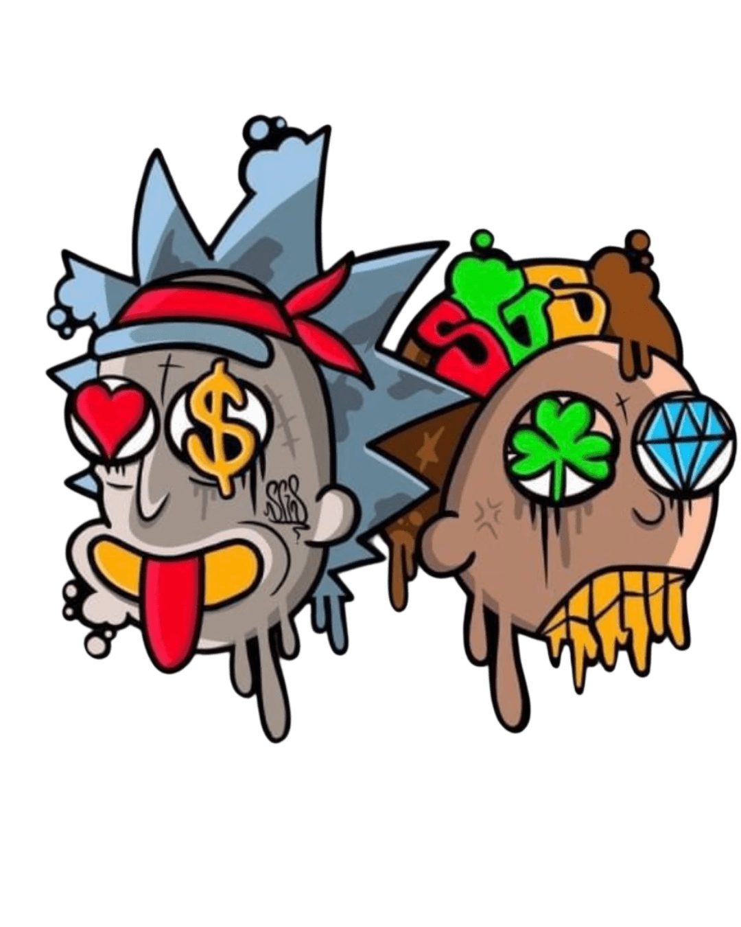 Art Cartoon Design DTF Ready