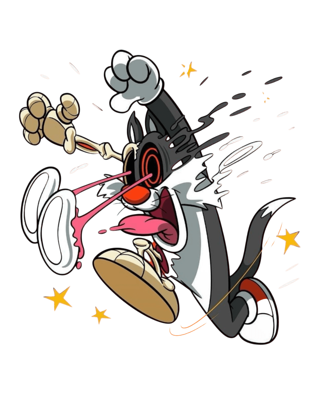 Cartoon Design DTF Ready