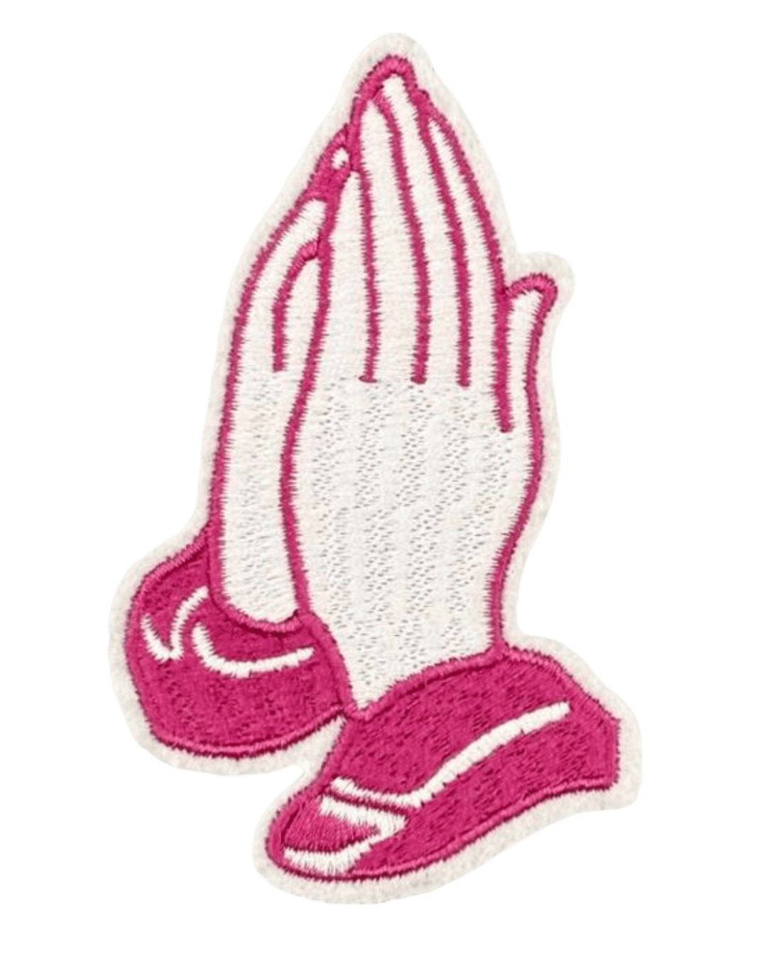 Prayer hands christian patches
