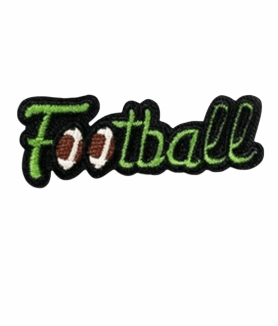 sports iron on patches