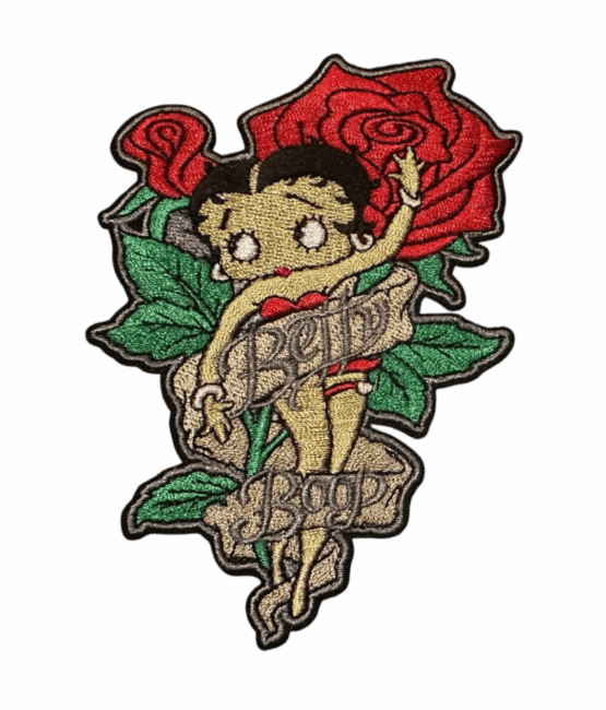 Flower Betty Boop Patches