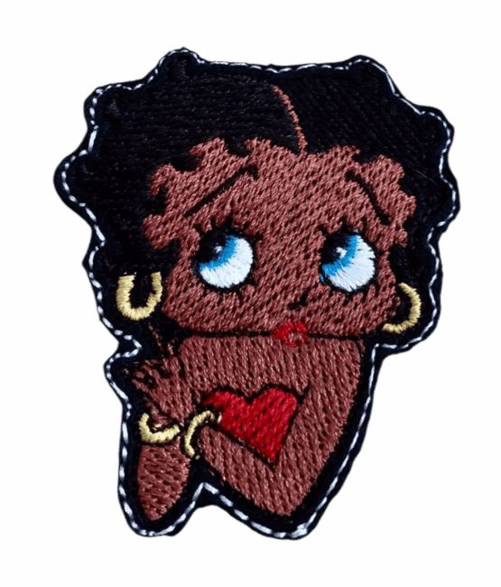Afro Cute Betty Boop Patches