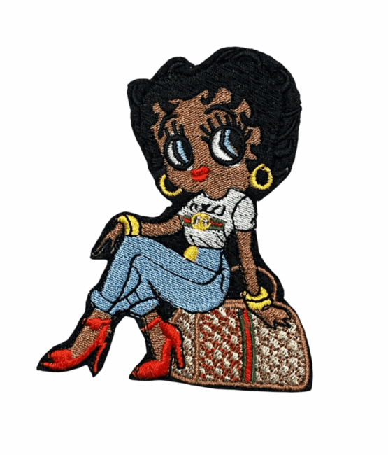 Luxury betty iron on patches