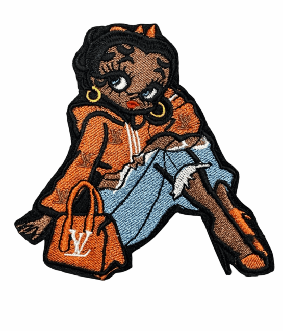 Hot betty iron on patches