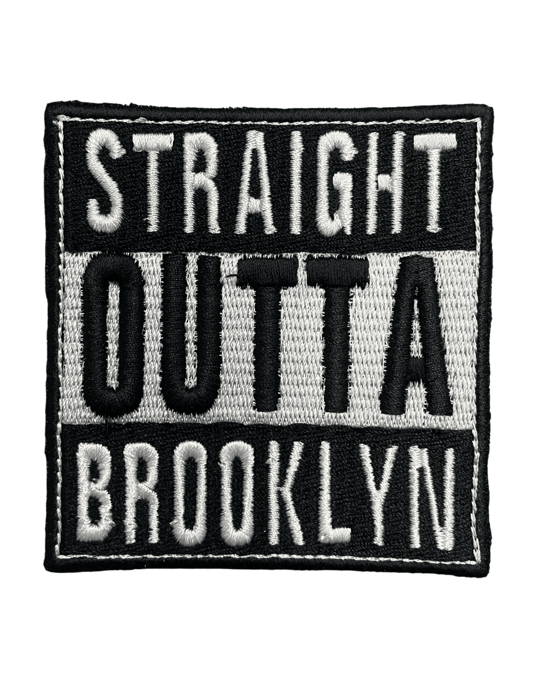 Straight outa Brooklyn iron on patches
