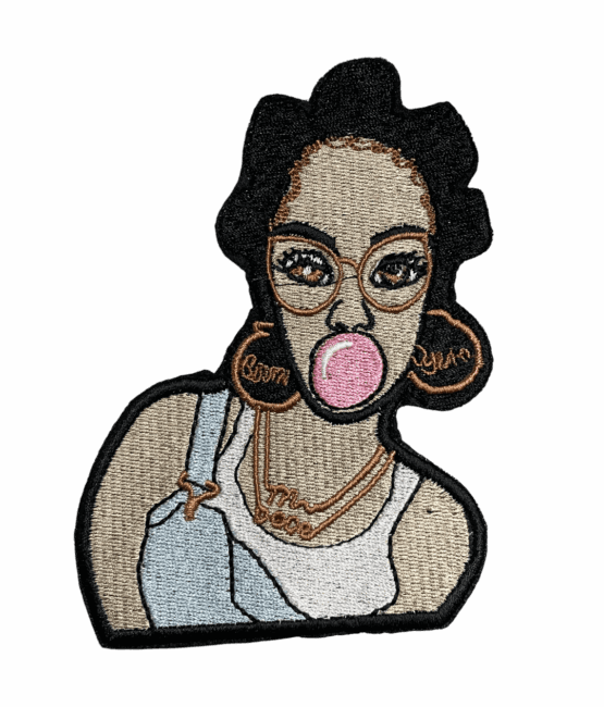 Afro gum iron on melanin patches