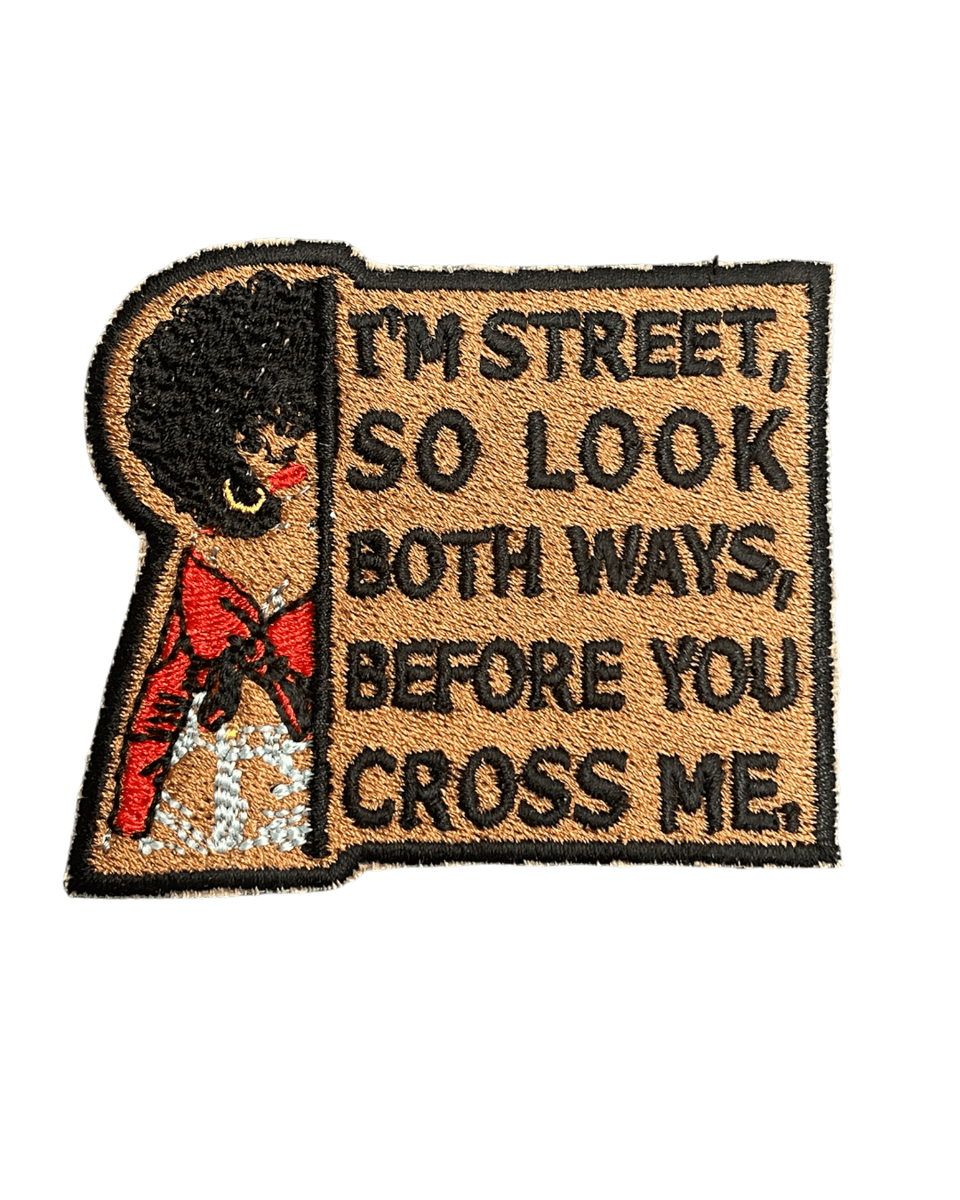 Im street so look iron on patches