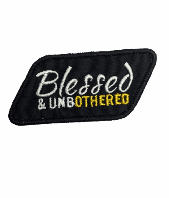 Blessed and unbothered iron on patches