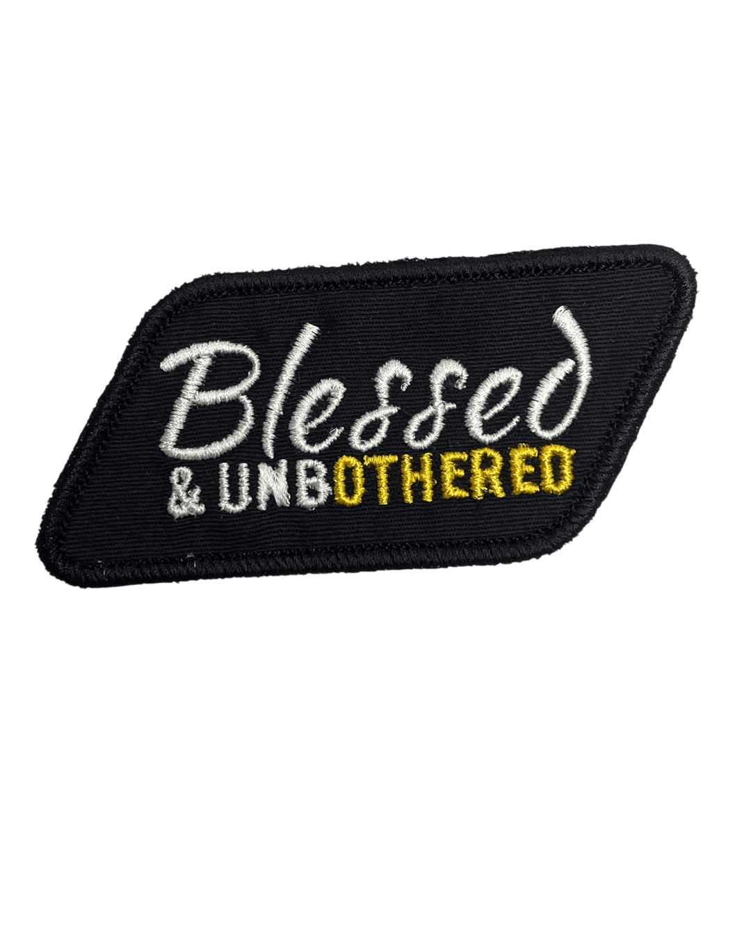 Blessed and unbothered iron on patches