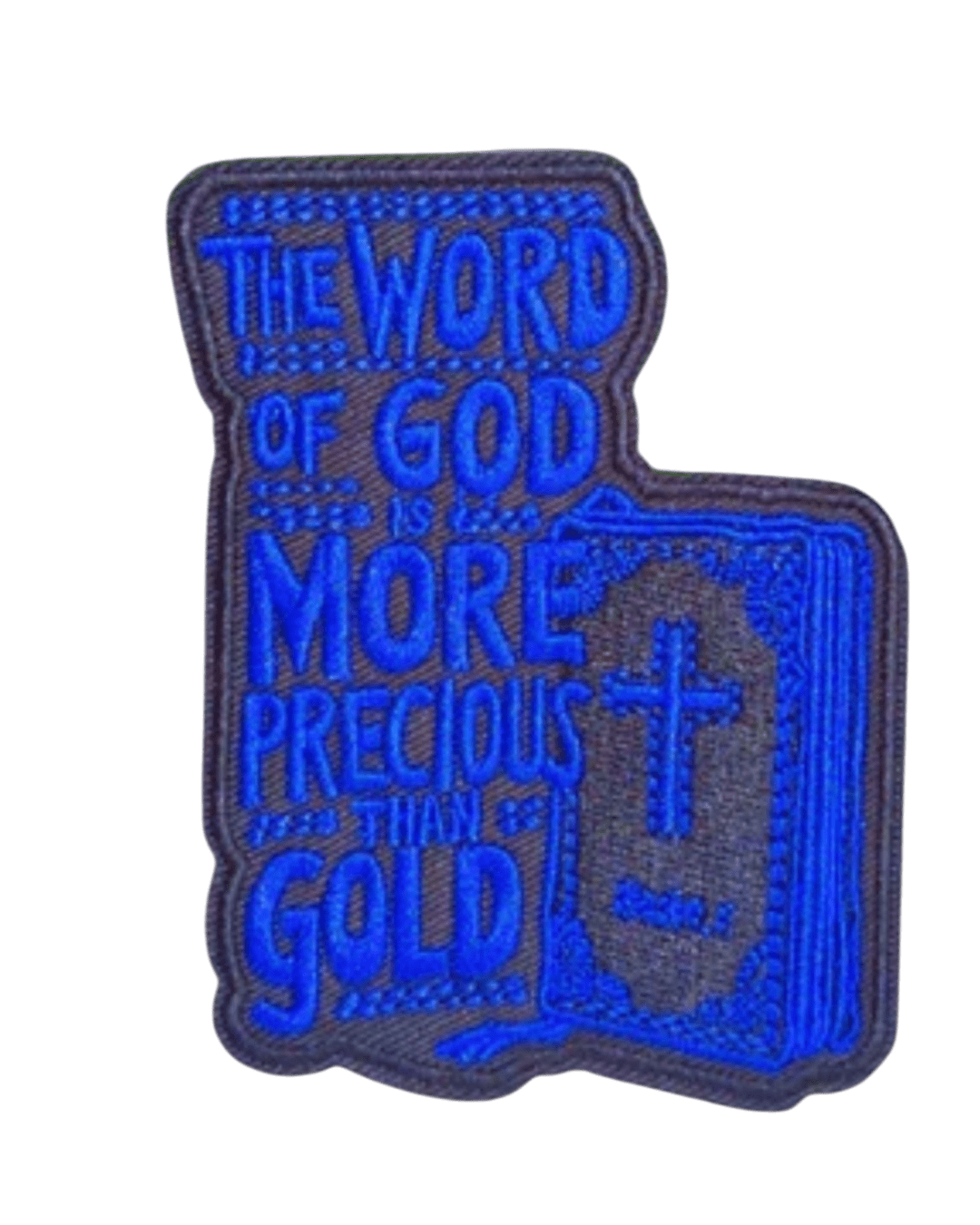 The word of god iron on patch