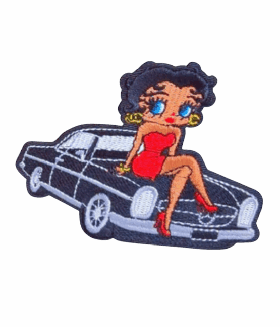 Car betty boop iron on patches