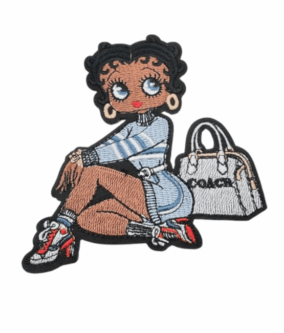 Fashion betty boop iron on patches