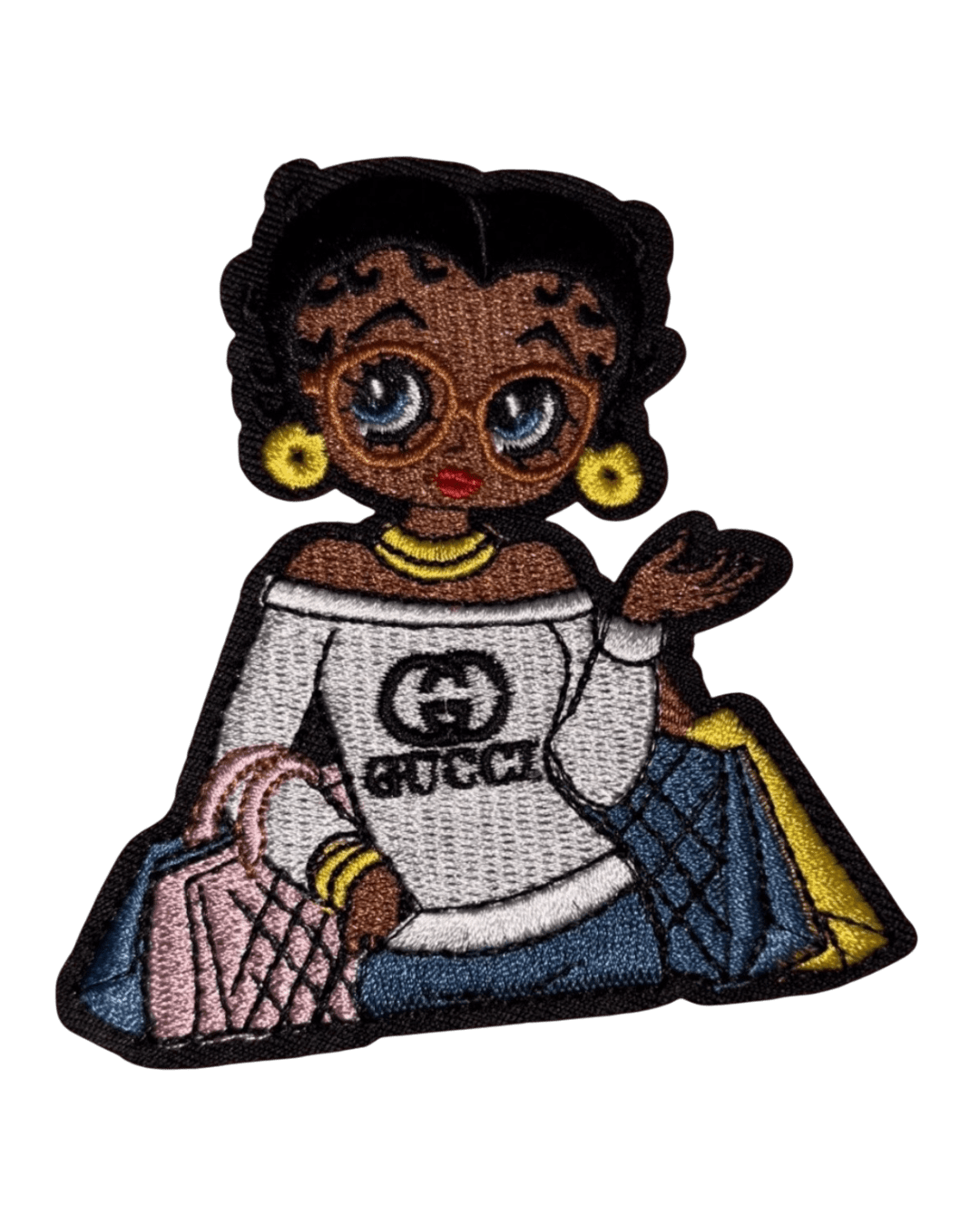 Bag betty boop iron on patches