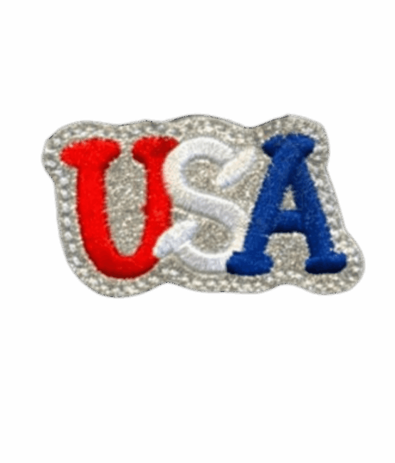 USA iron on patch