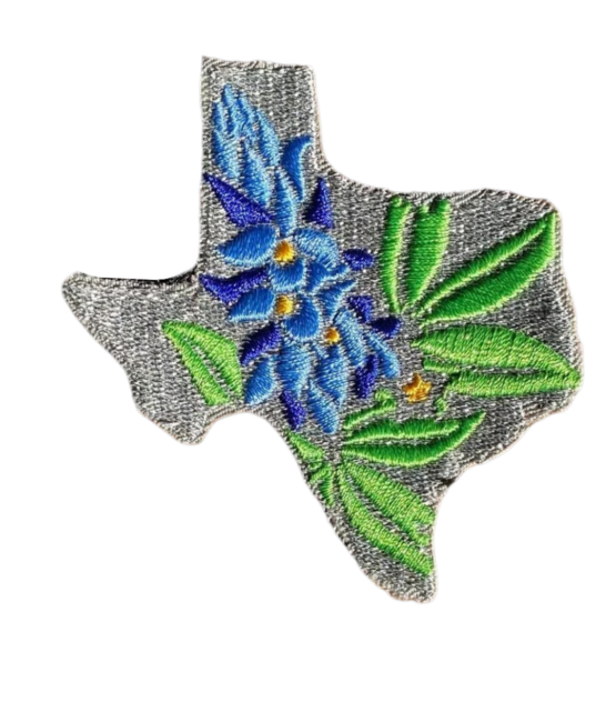Texas Blue bonnet iron on patch