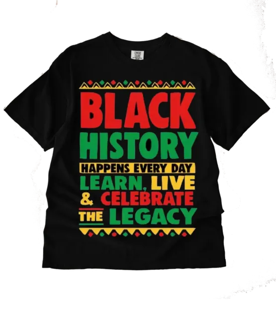 Black History Month DTF Transfers - History happens everyday