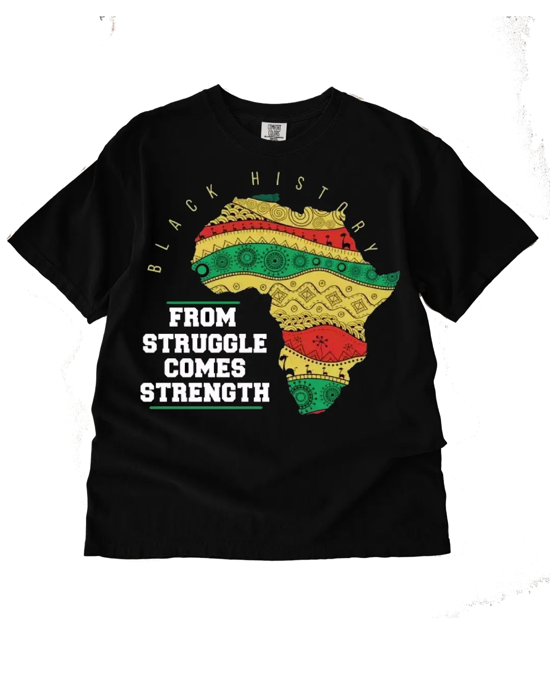 Black History Month DTF Transfers - From struggle comes strength
