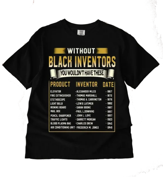 Black History Month DTF Transfers - Black Inventors