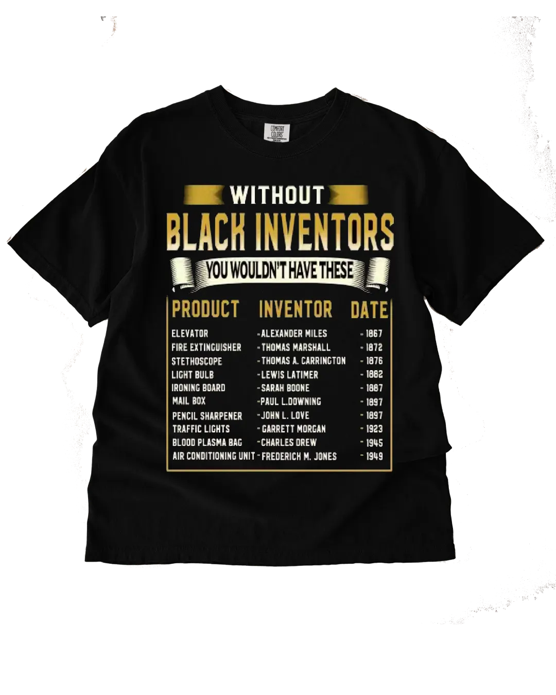 Black History Month DTF Transfers - Black Inventors