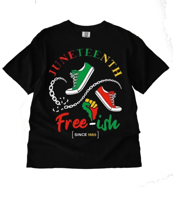 Chains sneakers Juneteenth DTF Transfer