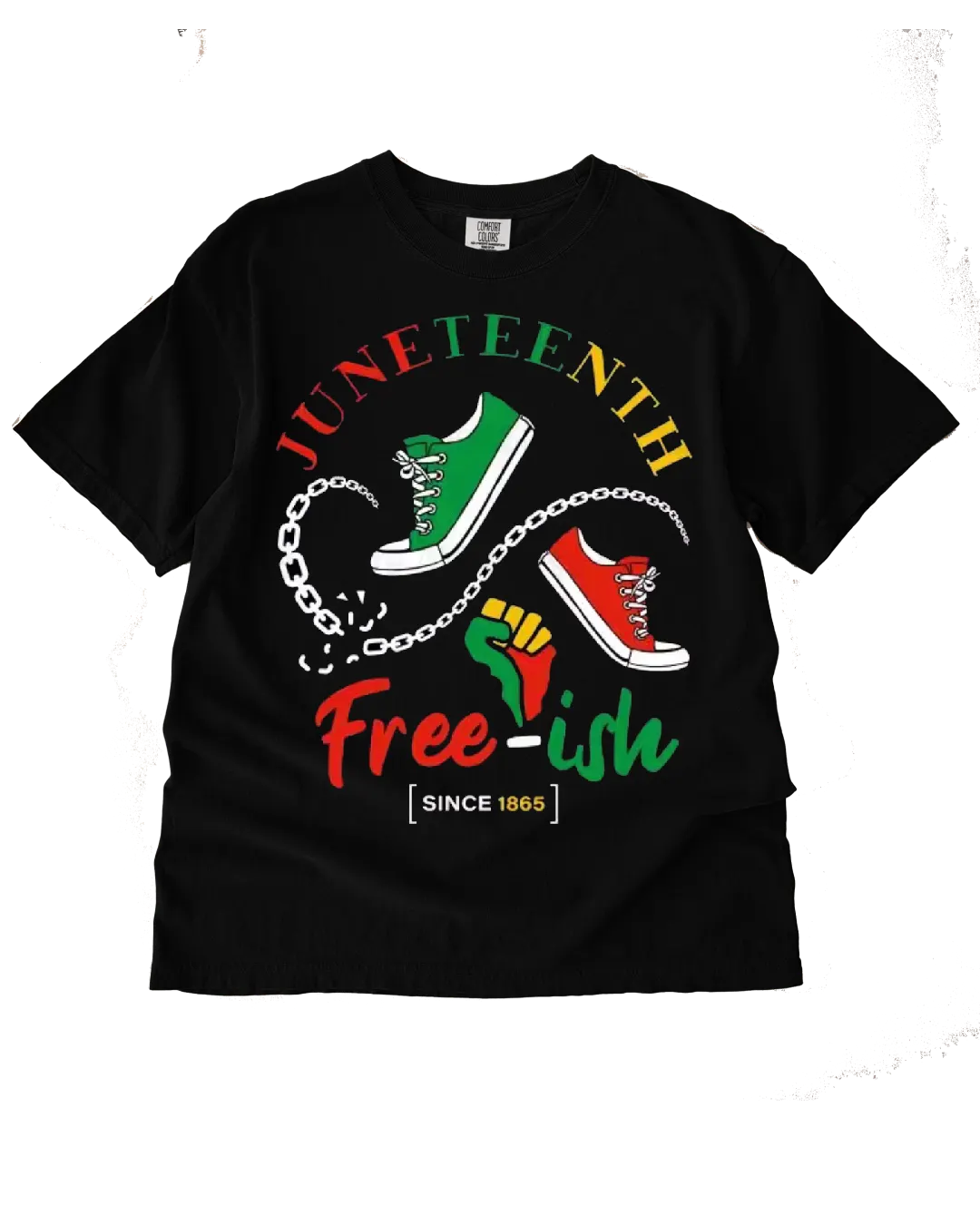 Chains sneakers Juneteenth DTF Transfer