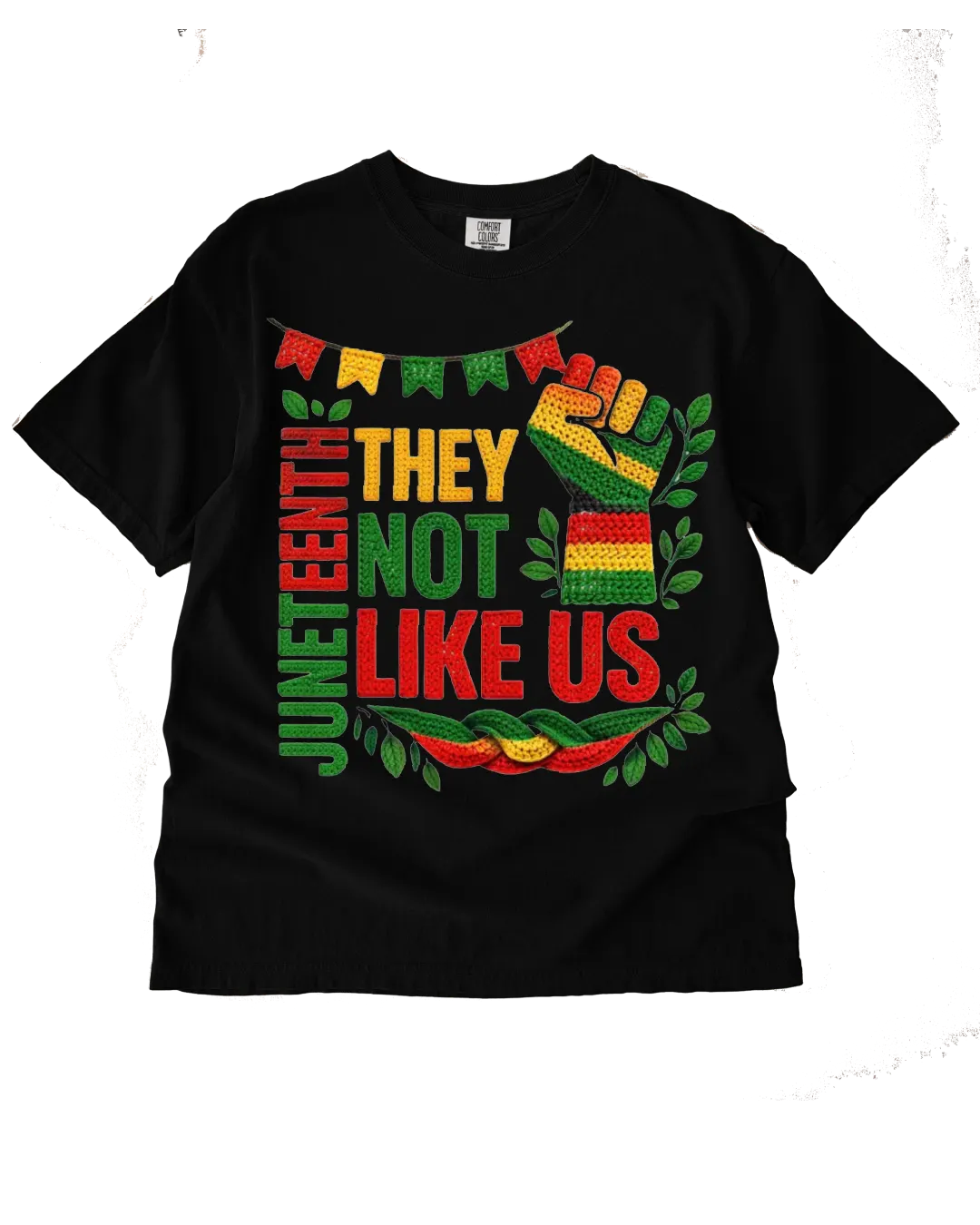 They not like us Juneteenth DTF Transfer