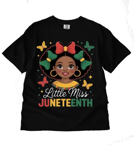 Little miss Juneteenth Dtf Transfer