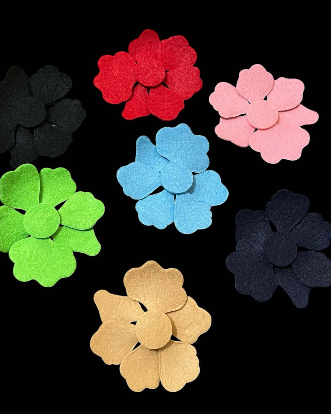Beaded Flower rhinestone patch - Image 3