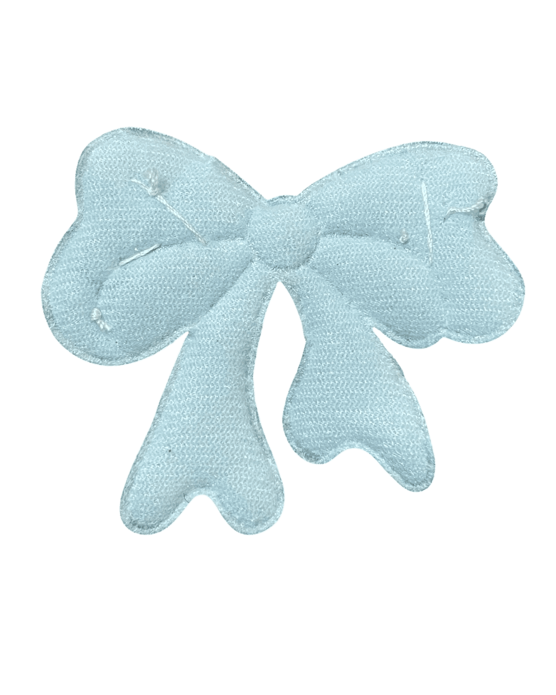 Light bow Denim sew on patches for t-shirt sweater jackets - Image 2