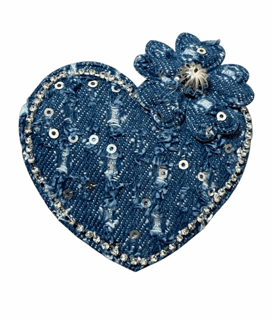 bead rhinestone denim patches